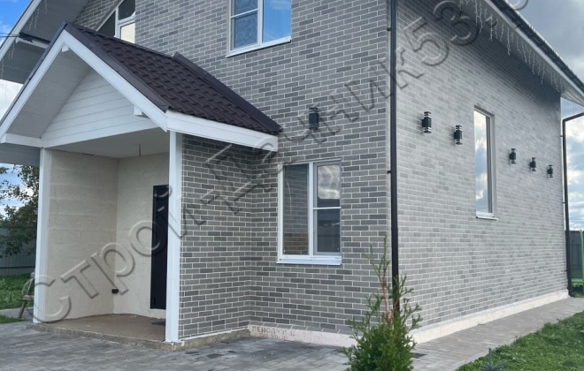 3 Каркасный дом 10х8.0м + 3.0х1.5м , 160 М², Новгородская область, Савинское сельское поселение, деревня Хутынь (5)